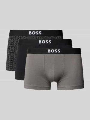 Obcisłe bokserki z mieszanka bawełny w zestaw 3 szt. Boss