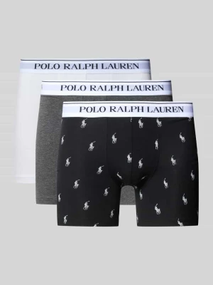 Obcisłe bokserki z mieszanka bawełny w zestaw 3 szt. Polo Ralph Lauren Czarny