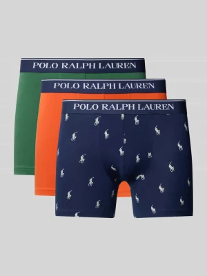 Obcisłe bokserki z mieszanka bawełny w zestaw 3 szt. Polo Ralph Lauren Pomarańczowy
