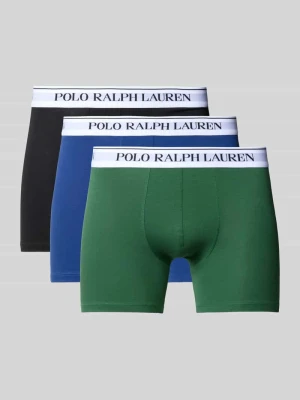 Obcisłe bokserki z mieszanka bawełny w zestaw 3 szt. Polo Ralph Lauren Zielony