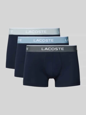 Obcisłe bokserki z mieszanki bawełny w zestaw 3 szt. Lacoste Miętowy