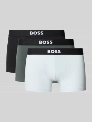 Obcisłe bokserki z mieszanki bawełny w zestawie 3 szt. Boss