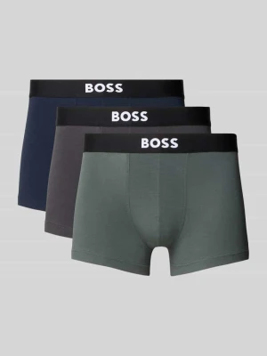 Obcisłe bokserki z mieszanki bawełny w zestawie 3 szt. Boss