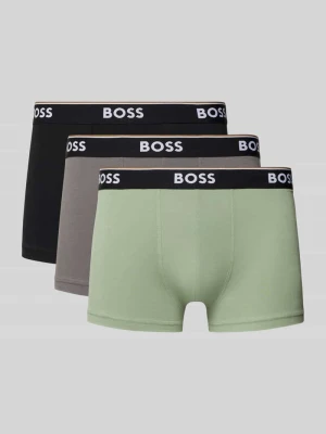 Obcisłe bokserki z mieszanki bawełny w zestawie 3 szt. Boss