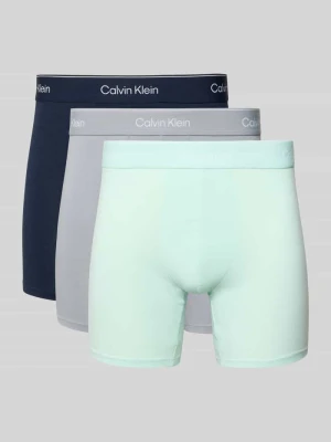 Obcisłe bokserki z mieszanki bawełny w zestawie 3 szt. Calvin Klein Underwear