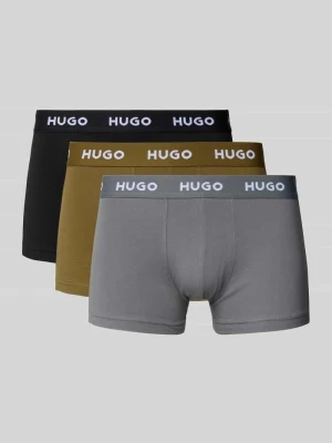 Obcisłe bokserki z mieszanki bawełny w zestawie 3 szt. HUGO