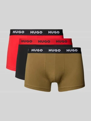 Obcisłe bokserki z mieszanki bawełny w zestawie 3 szt. HUGO