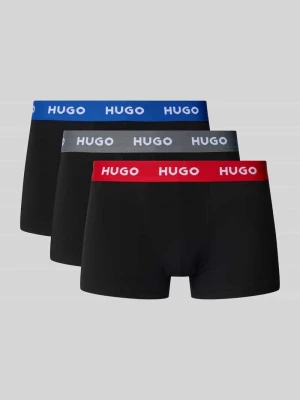 Obcisłe bokserki z mieszanki bawełny w zestawie 3 szt. HUGO