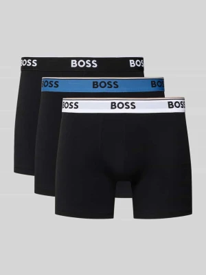 Obcisłe bokserki z mieszanki bawełny w zestawie 3 szt. model 'BOXER' Boss