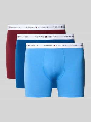 Obcisłe bokserki z mieszanki bawełny w zestawie 3 szt. Tommy Hilfiger Jasnoniebieski