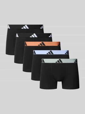 Obcisłe bokserki z mieszanki bawełny w zestawie 5 szt. adidas Sportswear
