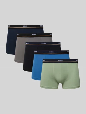 Obcisłe bokserki z mieszanki bawełny w zestawie 5 szt. model 'ESSENTIAL' Boss