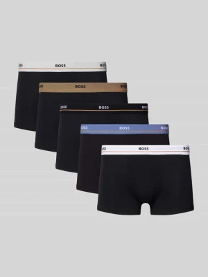 Obcisłe bokserki z mieszanki bawełny w zestawie 5 szt. model 'ESSENTIAL' Boss