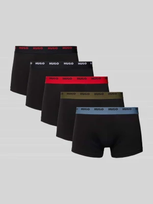 Obcisłe bokserki z mieszanki bawełny w zestawie 5 szt. model 'FIVE PACK' HUGO
