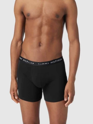 Obcisłe bokserki z napisem z logo Tommy Hilfiger