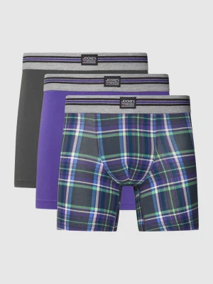 Obcisłe bokserki z naszywką z logo w zestawie 3 szt. Jockey