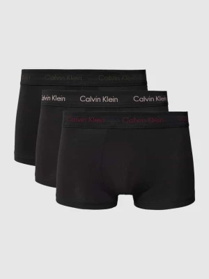 Obcisłe bokserki z niskim stanem i elastycznym paskiem z logo w zestawie 3 szt. Calvin Klein Underwear