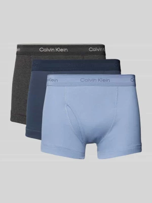 Obcisłe bokserki z paskiem z logo w zestawie 3 szt. Calvin Klein Underwear