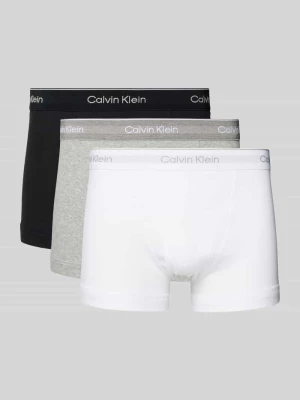 Obcisłe bokserki z paskiem z logo w zestawie 3 szt. Calvin Klein Underwear