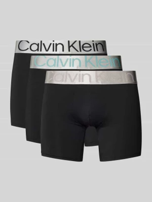 Obcisłe bokserki z paskiem z logo w zestawie 3 szt. Calvin Klein Underwear