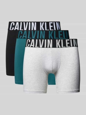 Obcisłe bokserki z paskiem z logo w zestawie 3 szt. Calvin Klein Underwear