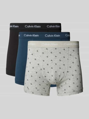 Obcisłe bokserki z paskiem z logo w zestawie 3 szt. Calvin Klein Underwear