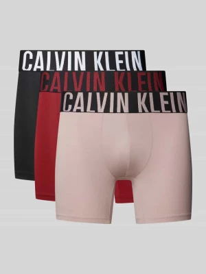 Obcisłe bokserki z paskiem z logo w zestawie 3 szt. Calvin Klein Underwear