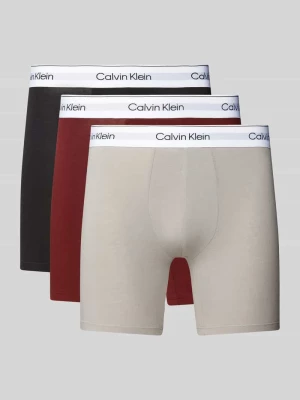 Obcisłe bokserki z paskiem z logo w zestawie 3 szt. Calvin Klein Underwear