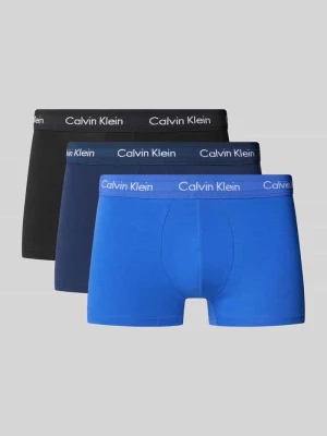 Obcisłe bokserki z wiskozy z paskiem z logo w zestawie 3 szt. Calvin Klein Underwear