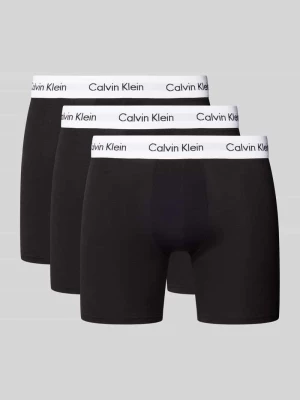 Obcisłe bokserki z paskiem z logo w zestawie 3 szt. Calvin Klein Underwear