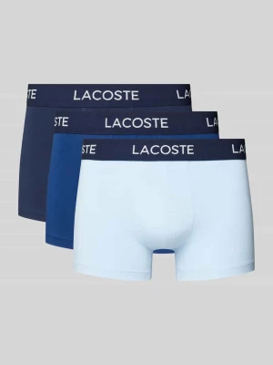 Obcisłe bokserki z paskiem z logo w zestawie 3 szt. Lacoste