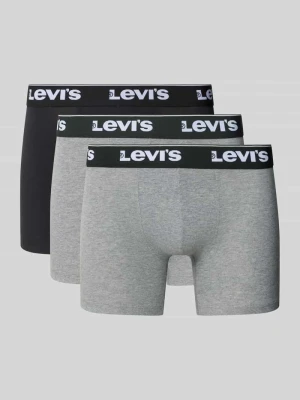 Obcisłe bokserki z paskiem z logo w zestawie 3 szt. Levi's®