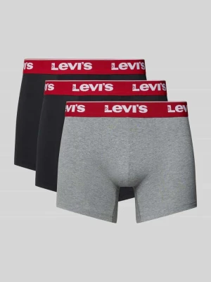 Obcisłe bokserki z paskiem z logo w zestawie 3 szt. Levi's®
