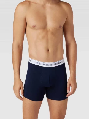 Obcisłe bokserki z paskiem z logo w zestawie 3 szt. model ‘BRIEF’ Polo Ralph Lauren Underwear