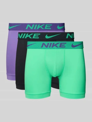 Obcisłe bokserki z paskiem z logo w zestawie 3 szt. Nike