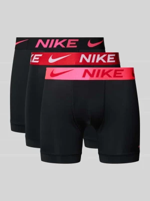 Obcisłe bokserki z paskiem z logo w zestawie 3 szt. Nike