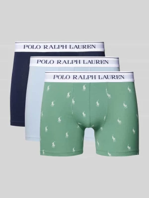 Obcisłe bokserki z paskiem z logo w zestawie 3 szt. Polo Ralph Lauren Underwear