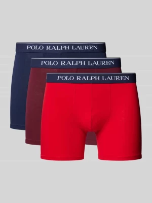 Obcisłe bokserki z paskiem z logo w zestawie 3 szt. Polo Ralph Lauren Underwear