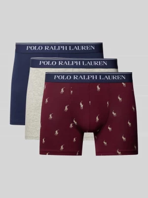 Obcisłe bokserki z paskiem z logo w zestawie 3 szt. Polo Ralph Lauren Underwear