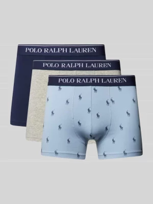 Obcisłe bokserki z paskiem z logo w zestawie 3 szt. Polo Ralph Lauren Underwear