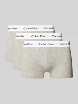 Obcisłe bokserki z wiskozy z paskiem z logo w zestawie 3 szt. Calvin Klein Underwear