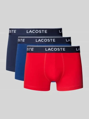 Obcisłe bokserki z wiskozy z paskiem z logo w zestawie 3 szt. Lacoste