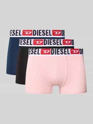 Obcisłe bokserki z wyhaftowanym logo w zestawie 3 szt. model ‘Damien’ Diesel