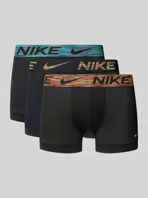 Obcisłe bokserki z wyhaftowanym logo w zestawie 3 szt. model ‘Essential’ Nike