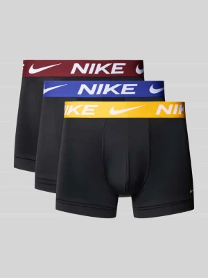 Obcisłe bokserki z wyhaftowanym logo w zestawie 3 szt. model ‘Essential’ Nike