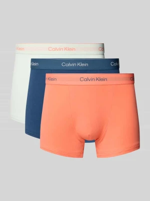 Obcisłe bokserki z wyhaftowanym logo w zestawie 3 szt. model ‘Relaxed’ Calvin Klein Underwear