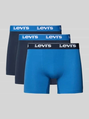 Obcisłe bokserki z wyhaftowanym logo w zestawie 3 szt. model ‘Repeat’ Levi's®