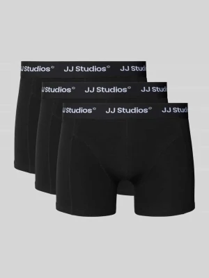 Obcisłe bokserki z wyhaftowanym logo w zestawie 3 szt. model ‘Soho’ jack & jones