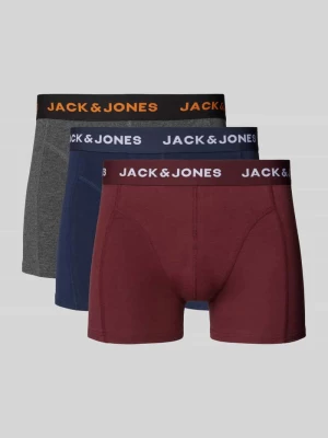 Obcisłe bokserki ze szwami działowymi w zestawie 3 szt. model ‘BLACK FRIDAY’ jack & jones