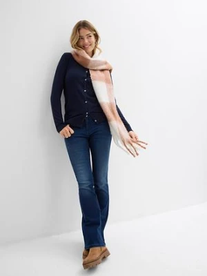 Obcisły sweter rozpinany bonprix